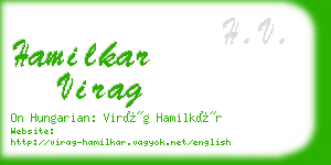 hamilkar virag business card